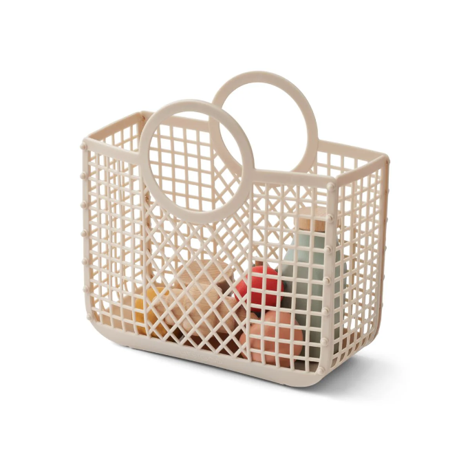 Liewood
Beige Shopping Basket & Play Food Set