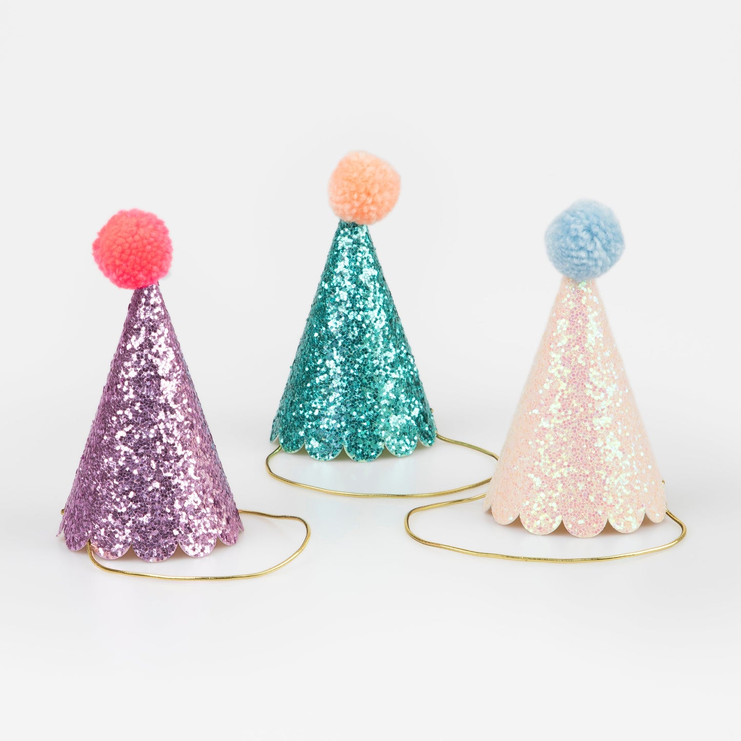 Glitter Mini Party Hats (x 8)