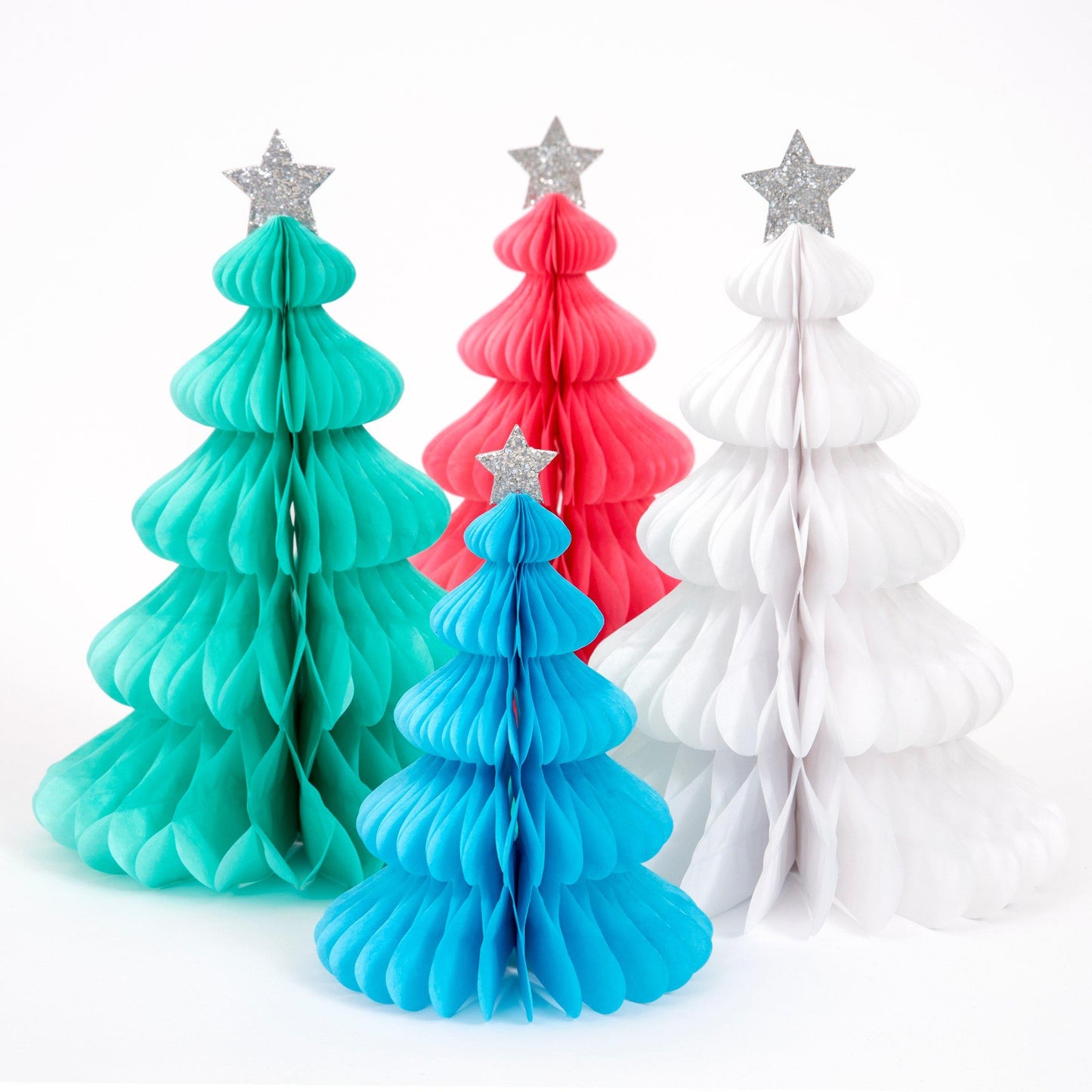 Rainbow Forest Honeycomb Decorations (Pack of 10 in 2 sizes)