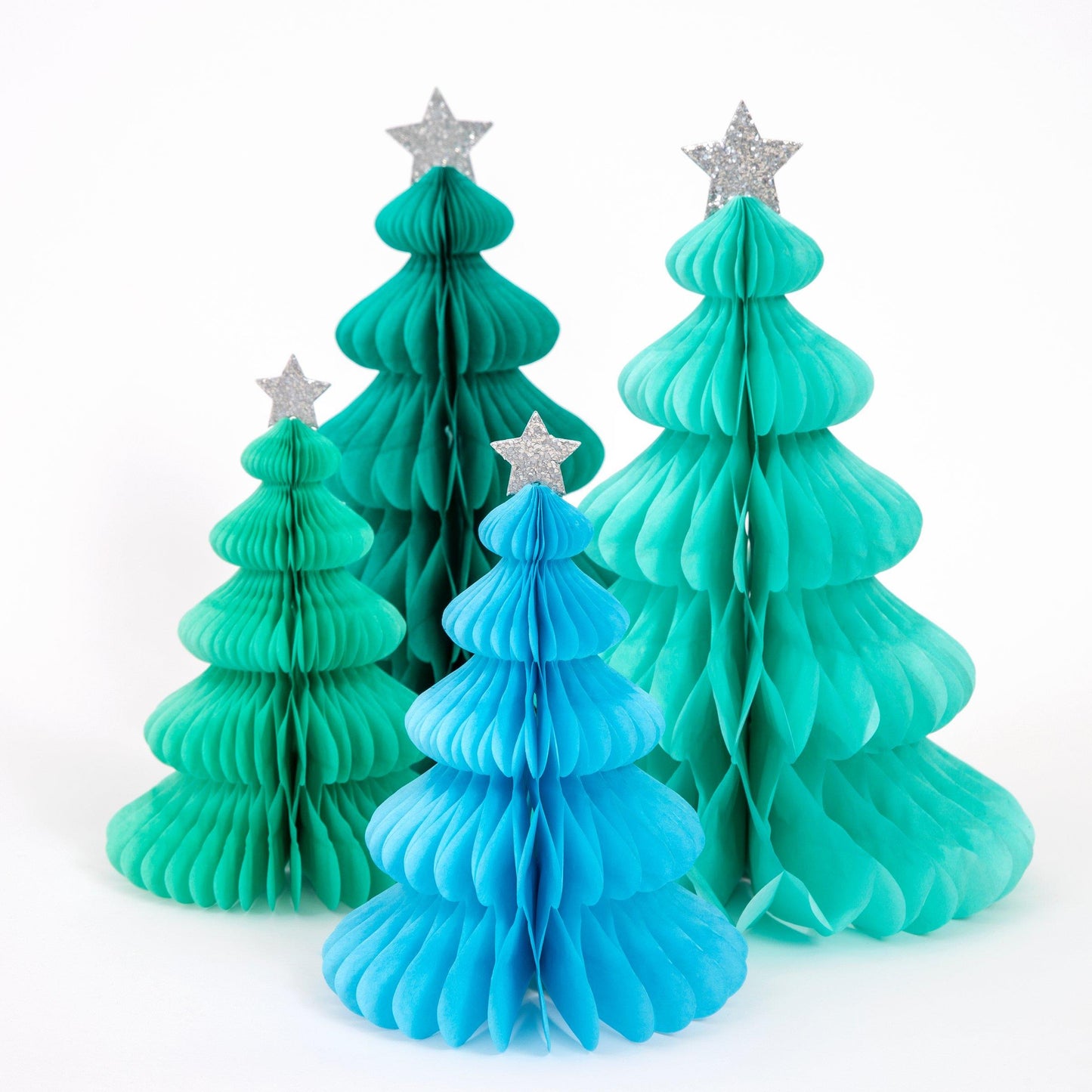 Rainbow Forest Honeycomb Decorations (Pack of 10 in 2 sizes)
