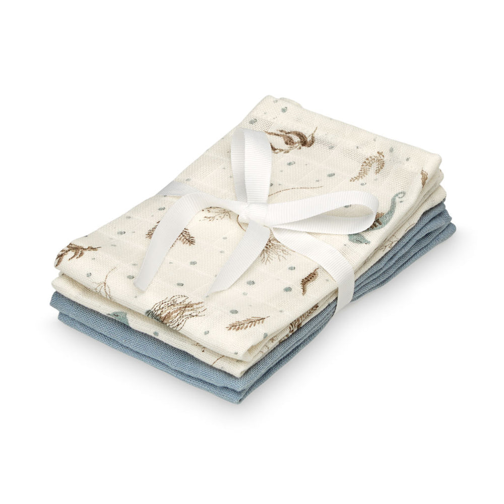 Muslin Wash Cloth, 4 pack