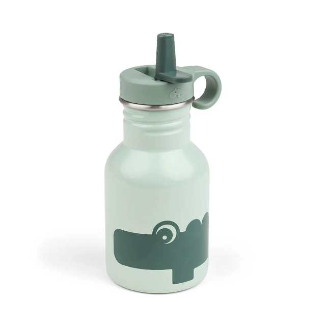 Metal bottle - croco - green - 350 ml
