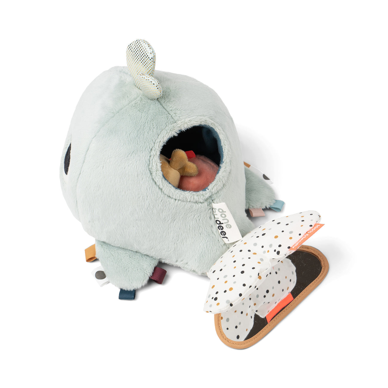 Hide & seek activity toy - wally - blue