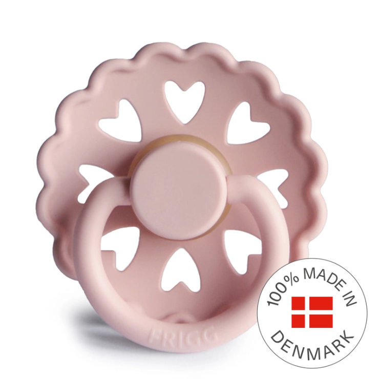 FRIGG Fairytale Pacifier 2 Pack Latex - Pretty in Peach and Primrose