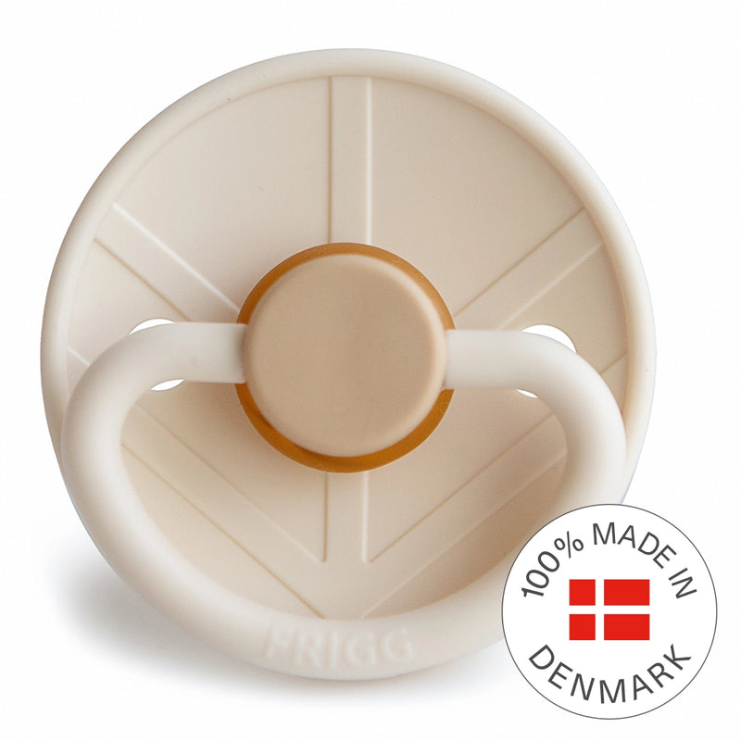 FRIGG Little Viking Pacifier 2 Pack Latex - Ocean and Cream
