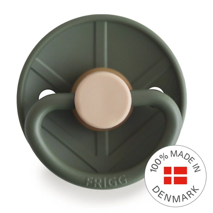 FRIGG Little Viking Pacifier 2 Pack Latex - Sage and Olive