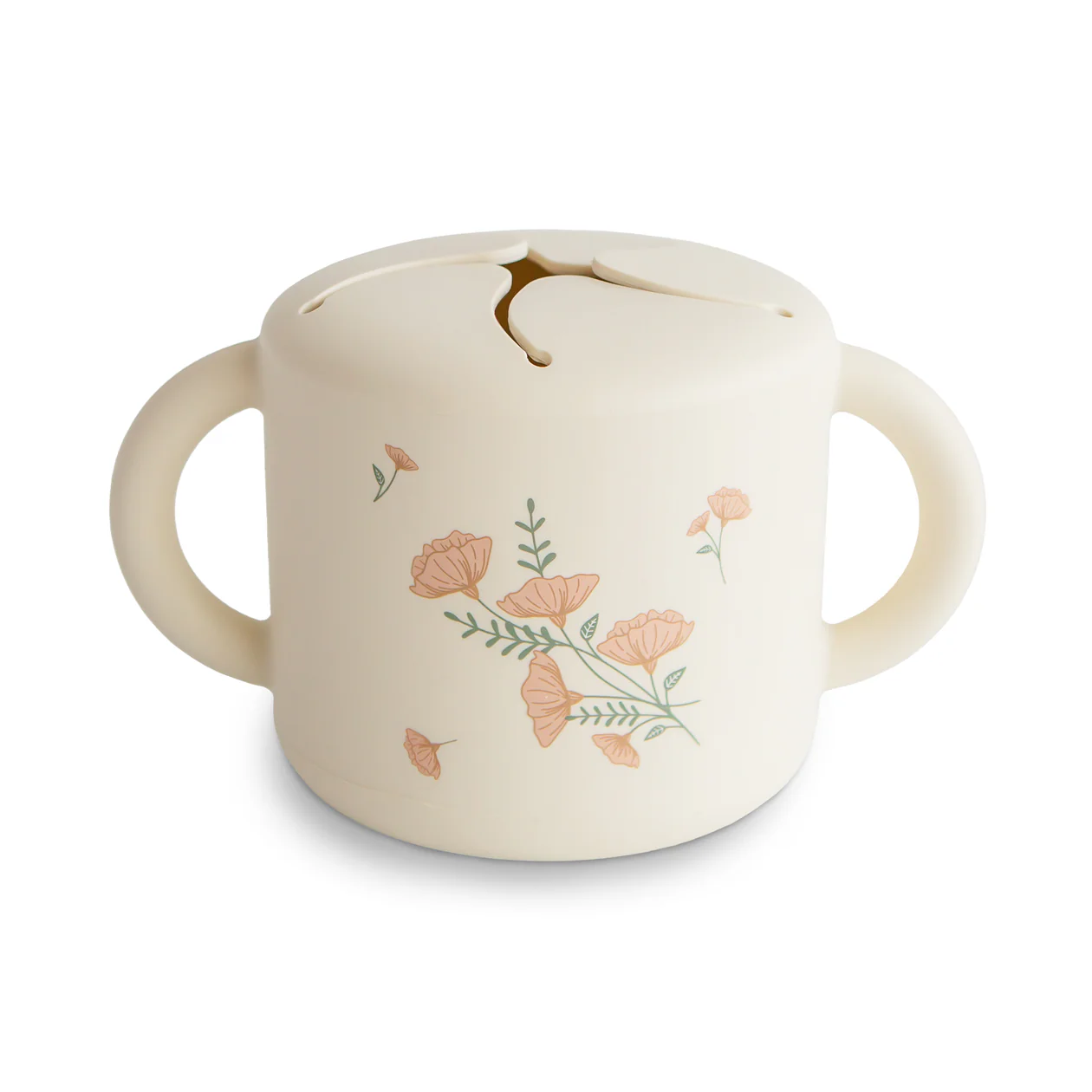 Snack Cup - Pink Flowers