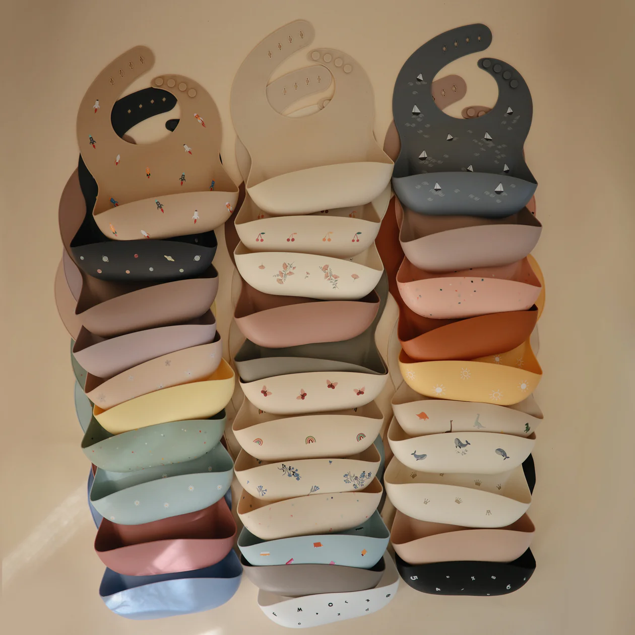 Silicone Baby Bib - Boat