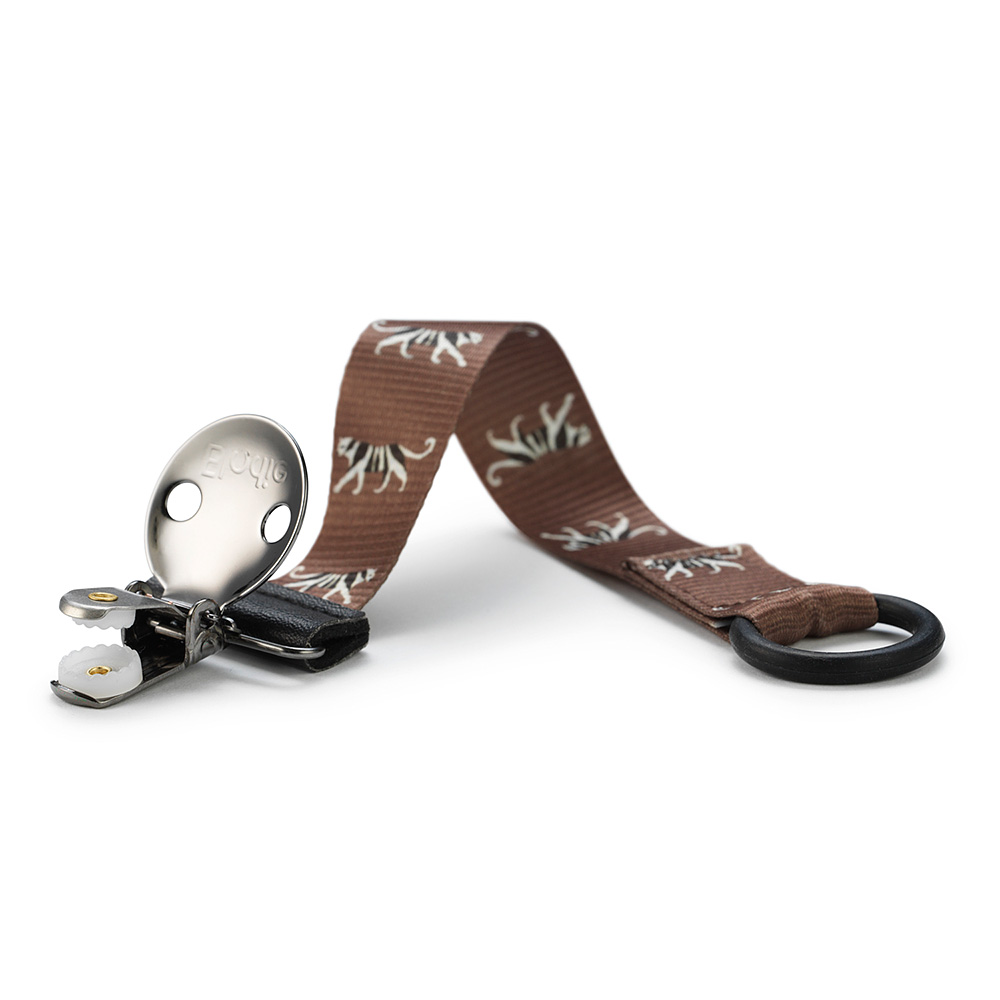 Pacifier Clip - White Tiger