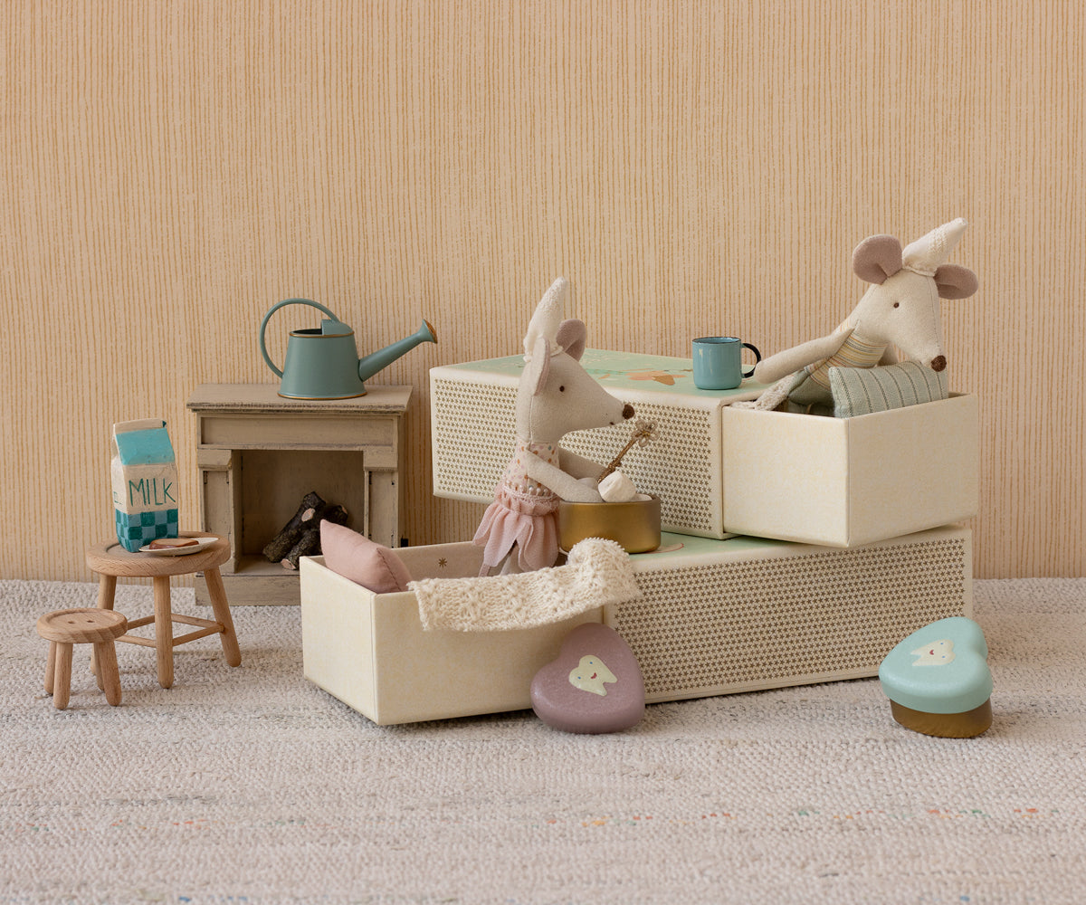 Tooth fairy mouse, Little brother in matchbox