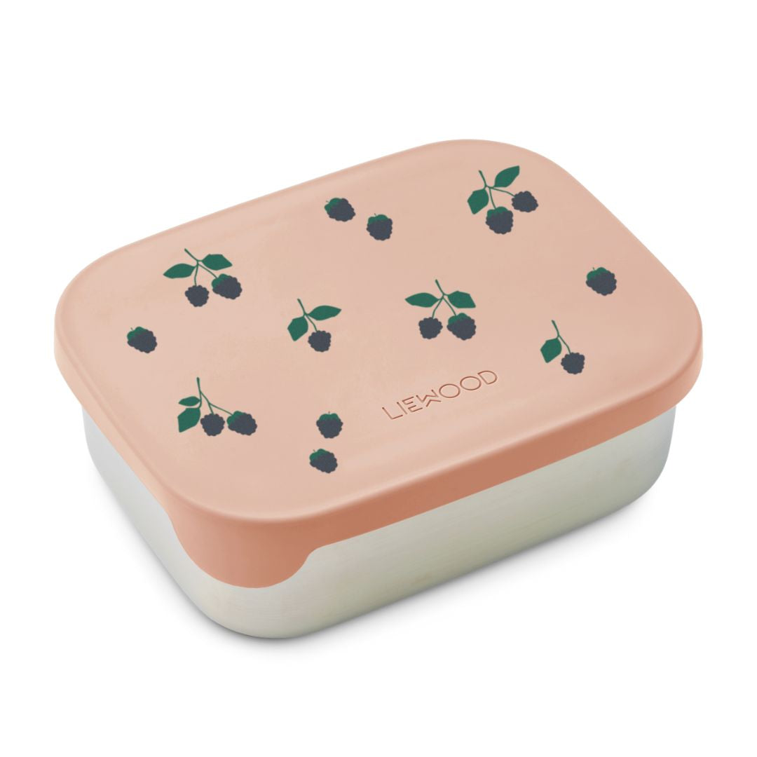 ARTHUR STEEL LUNCHBOX - BERRY / PALE TUSCANY
