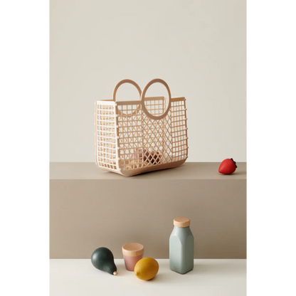 Liewood
Beige Shopping Basket & Play Food Set