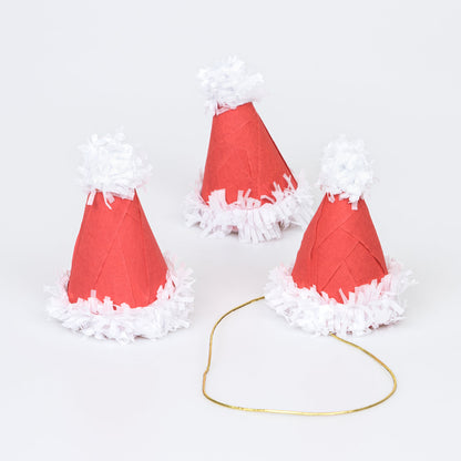 Surprise Santa Hats (x 3)