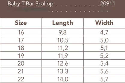 Baby Scallop T-Bar