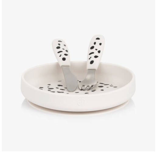 Silicone Plate Set - Dalmatian Dots