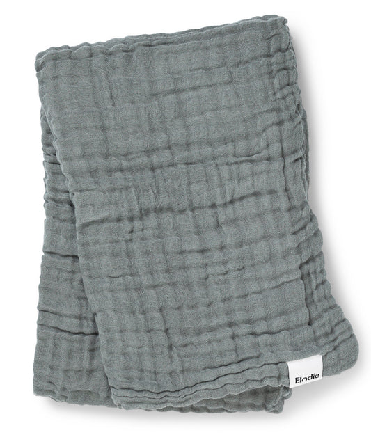 Crinkled Blanket - Deco Turquoise