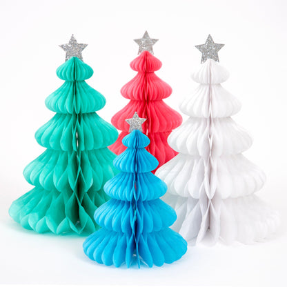 Rainbow Forest Honeycomb Decorations (Pack of 10 in 2 sizes)