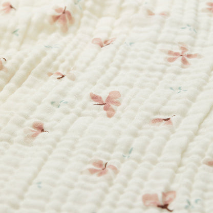 Muslin Baby Blanket-Windflower Creme