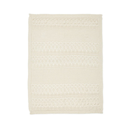 Pointelle Baby Knit Throw-Off White