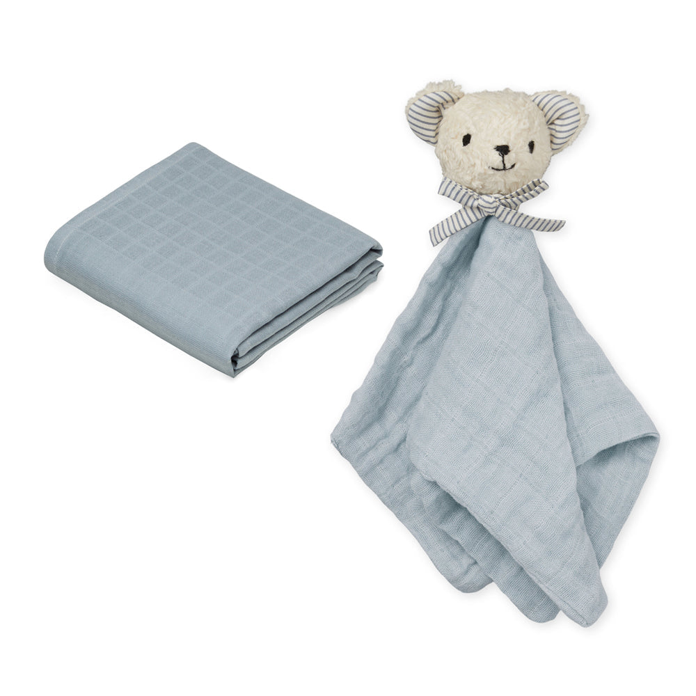 Cuddle Cloth Gift Box - Classic Stripes Blue