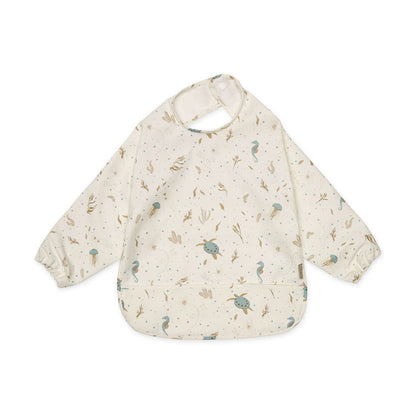 Bib, Sleeved - Sea Garden