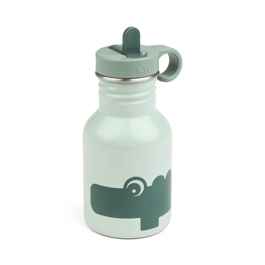 Metal bottle - croco - green - 350 ml