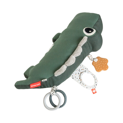 tummy time activity toy - croco - green