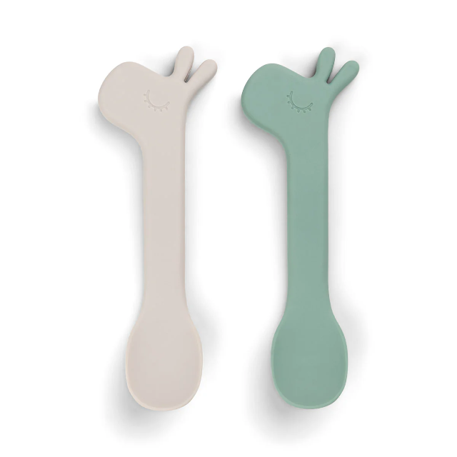 Silicone spoon 2-pack - lalee - green