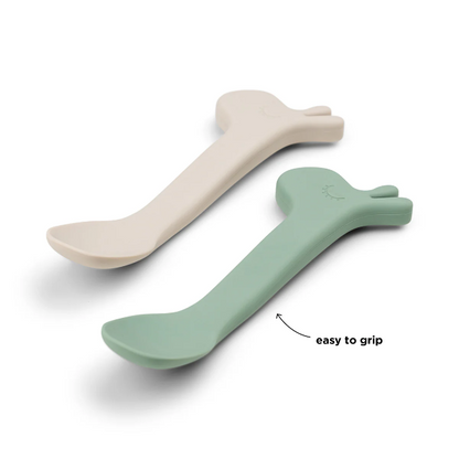 Silicone spoon 2-pack - lalee - green