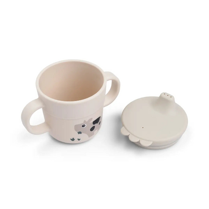 Foodie spout cup - tiny farm - sand