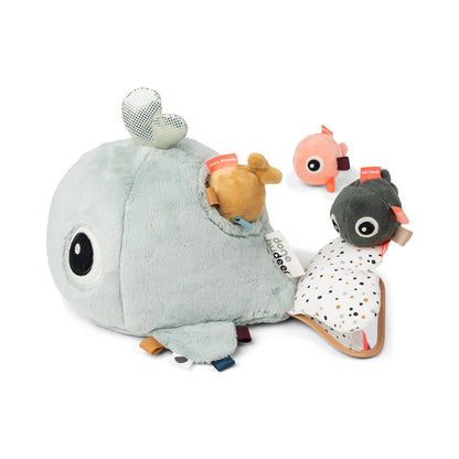 Hide & seek activity toy - wally - blue