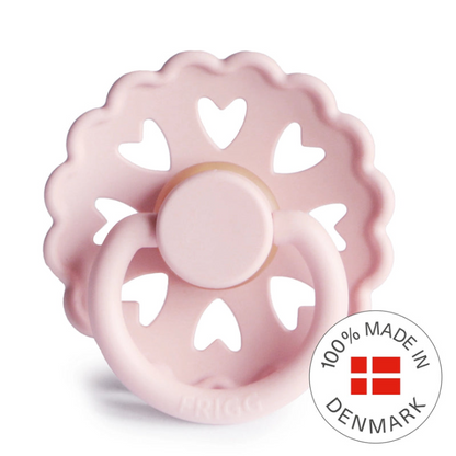 FRIGG Fairytale Pacifier 2 Pack Latex - Twilight Mauve and White Lilac