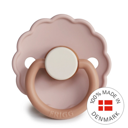 FRIGG Daisy Pacifier 2 Pack Latex - Biscuit and Cream