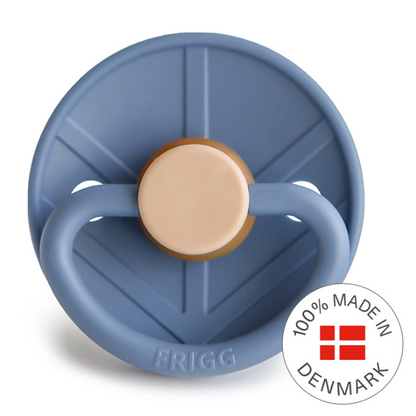 FRIGG Little Viking Pacifier 2 Pack Latex - Ocean and Cream