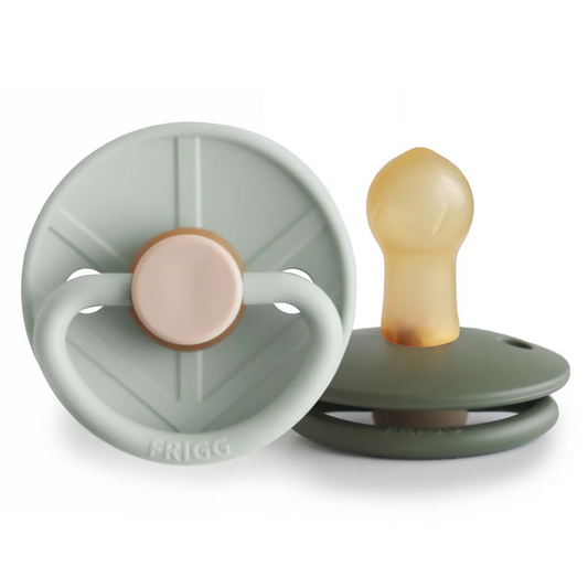 FRIGG Little Viking Pacifier 2 Pack Latex - Sage and Olive