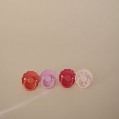 FRIGG 4-Pack Pacifiers - Latex - Rosy Romance