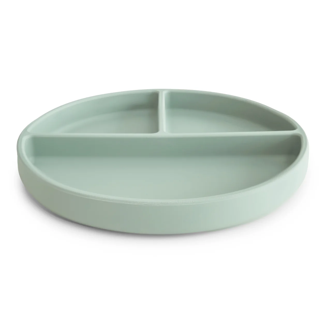Silicone Suction Plate - Cambridge Blue