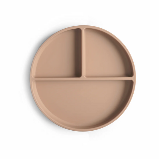 Silicone Suction Plate - Natural