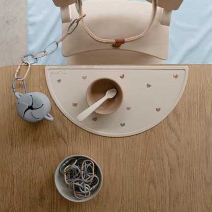 Silicone Suction Bowl - Natural