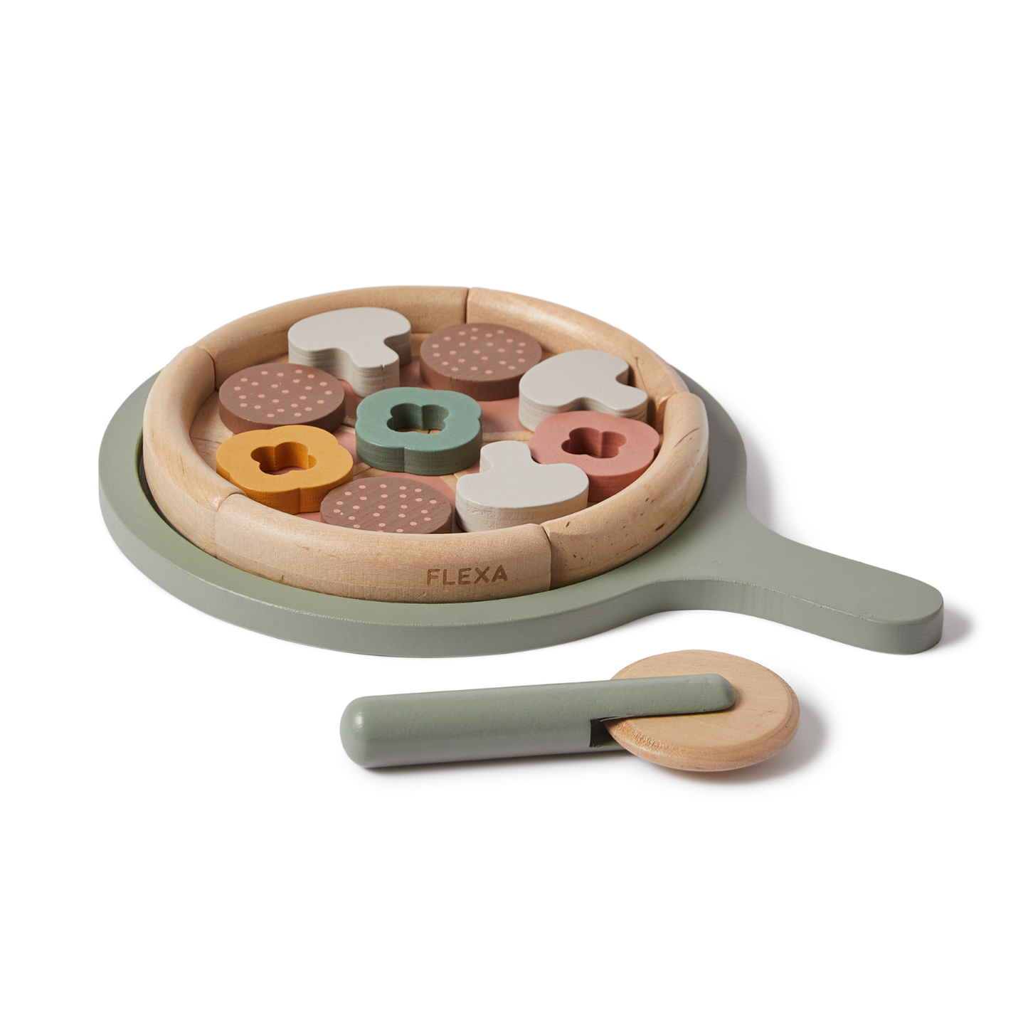 PIZZA, 5 SLICES, HANDPAINTED