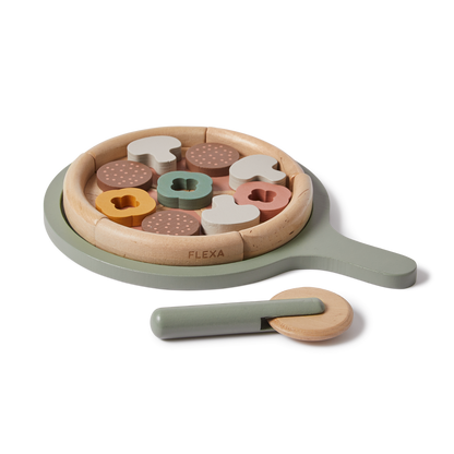 PIZZA, 5 SLICES, HANDPAINTED