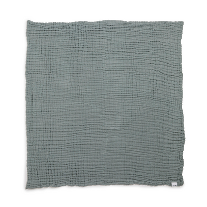 Crinkled Blanket - Deco Turquoise