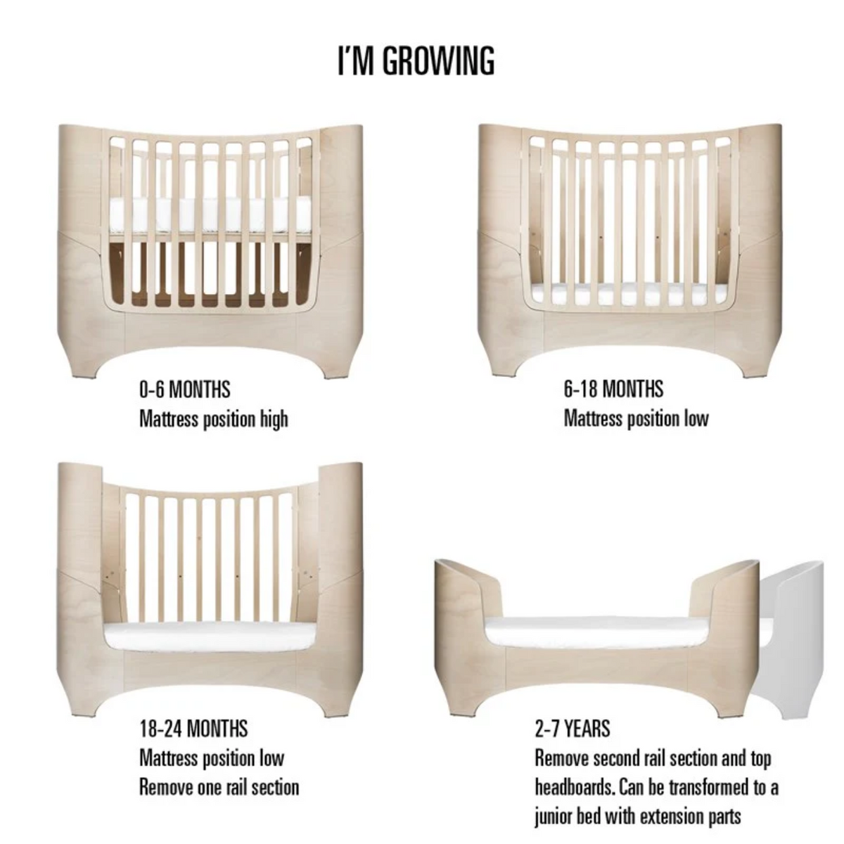 Leander Classic™ Baby Cot 0-3 yrs
