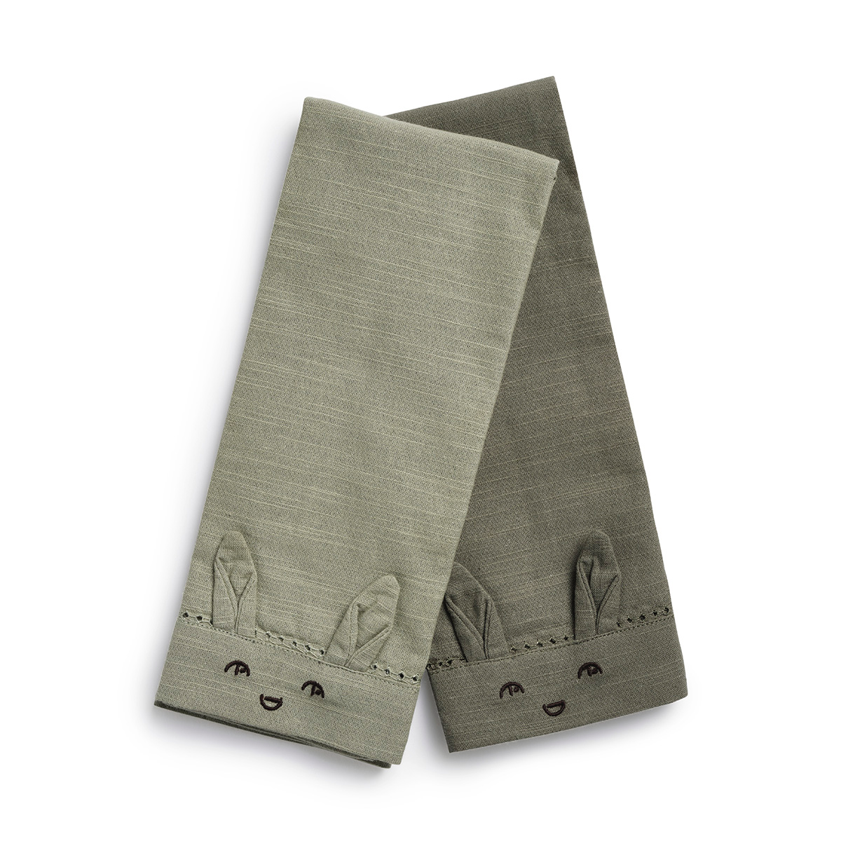 Baby Napkins 2 pieces - Mineral Green/Hazy Jade
