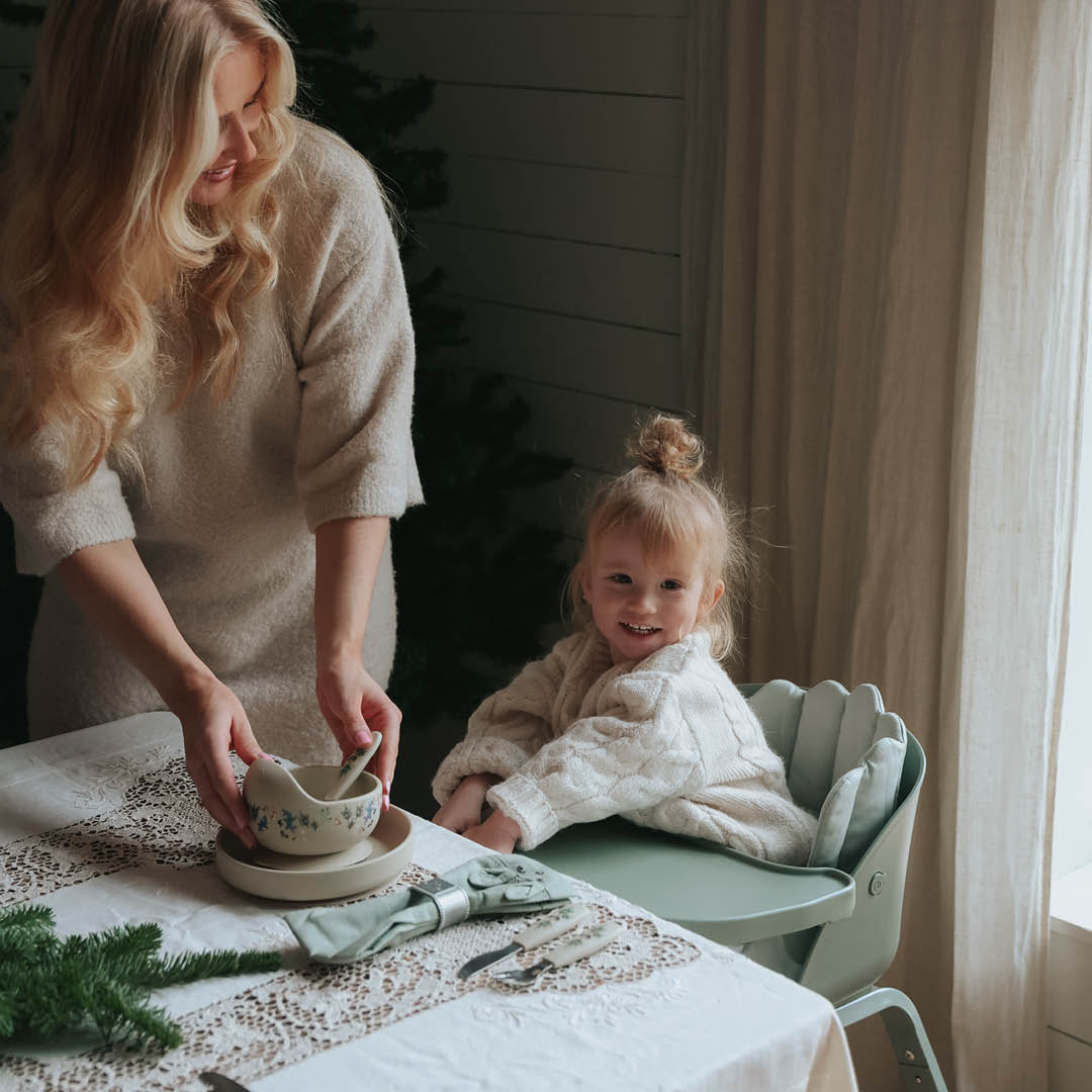 Baby Napkins 2 pieces - Mineral Green/Hazy Jade