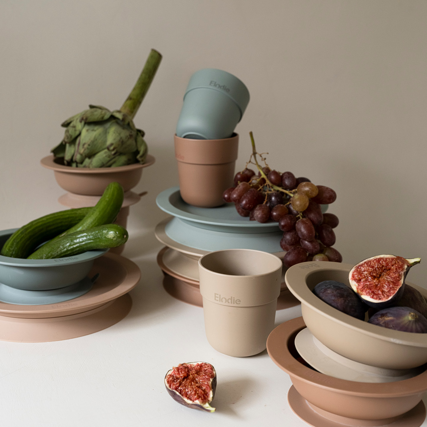 3-piece Dinner Set - Pebble Green