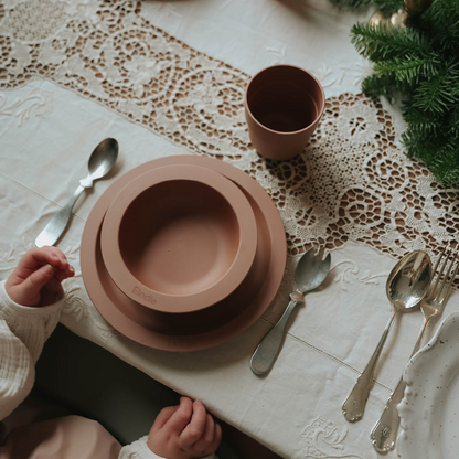 3-piece Dinner Set - Soft Terracotta