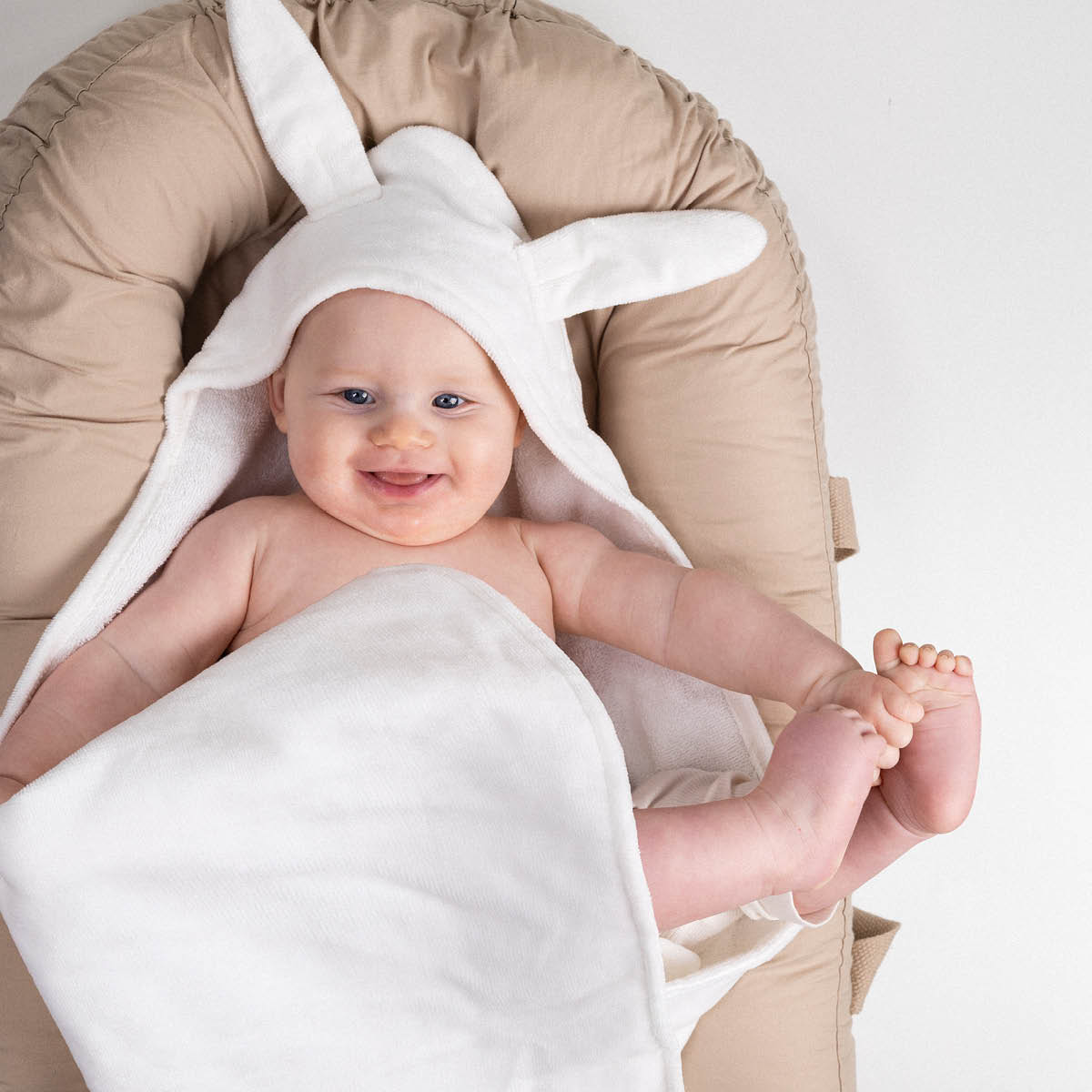 Elodie Portable Baby Nest - Pure Khaki