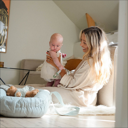 Elodie Portable Baby Nest - Mineral Green