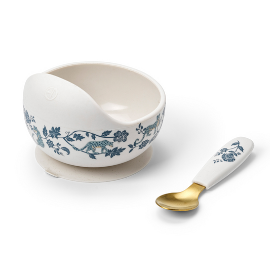 Silicone Bowl Set - Garden Leo Toile